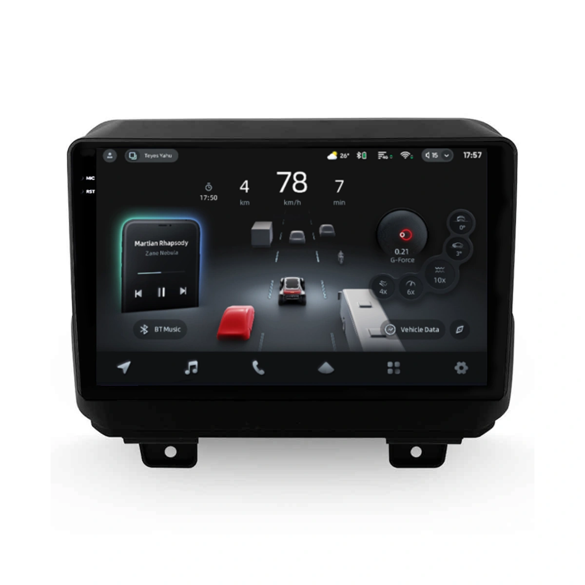 Navigatii Dedicate - Navigatie Auto cu Asistenta AI Teyes CC4 PRO Jeep Wrangler 4 2018-2019 8+128GB 9.5" QLED, Android 13, 5G, 7.1 DSP, CarPlay