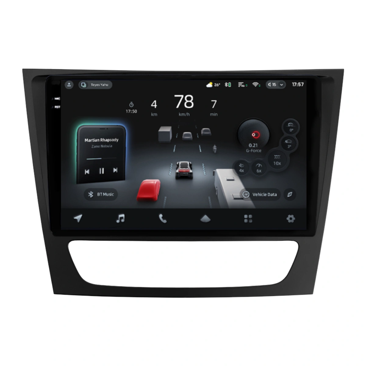Navigatii Dedicate - Navigatie Auto cu Asistenta AI Teyes CC4 PRO Mercedes-Benz E Class W211 2002-2009 8+128GB 9.5" QLED, Android 13, 5G, 7.1 DSP, CarPlay