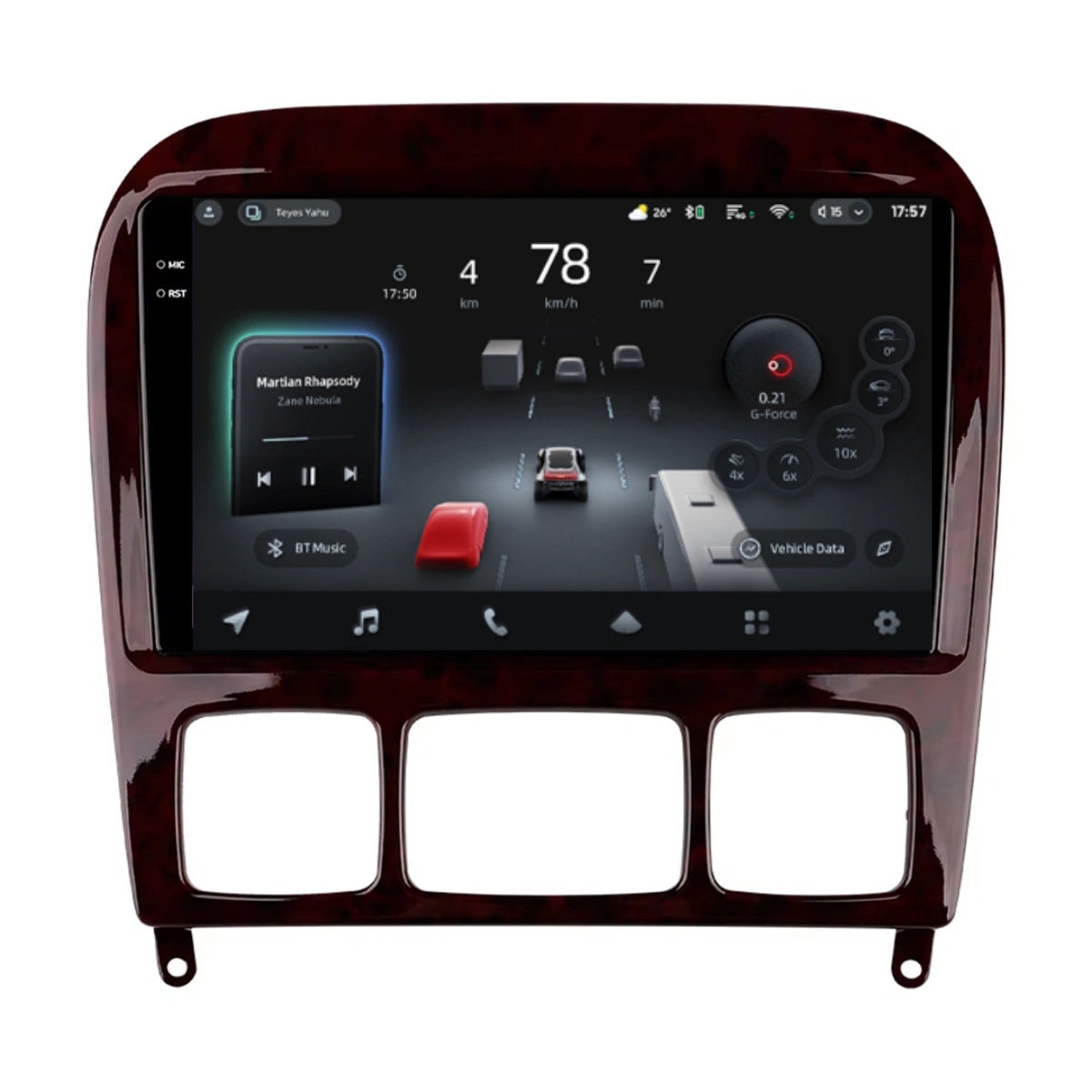 Navigatii Android - Navigatie Auto cu Asistenta AI Teyes CC4 PRO Mercedes-Benz S Class W220 1998-2005 8+128GB 9.5" QLED, Android 13, 5G, 7.1 DSP, CarPlay
