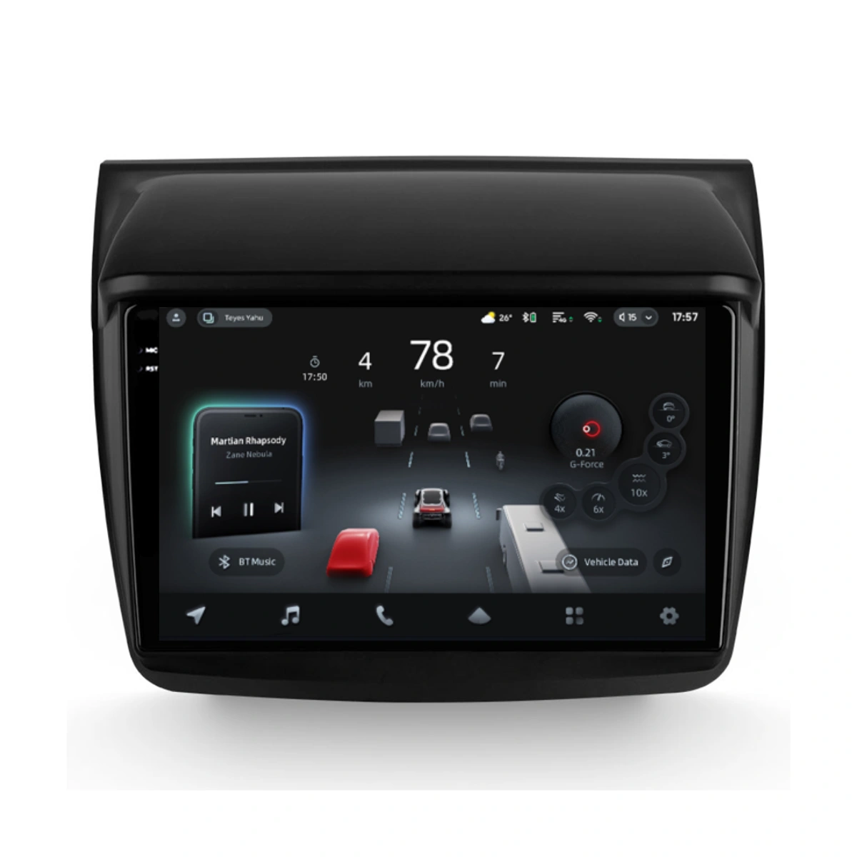 Navigatii Dedicate - Navigatie Auto cu Asistenta AI Teyes CC4 PRO Mitsubishi Pajero Sport 2 2008-2016 8+128GB 9.5" QLED, Android 13, 5G, 7.1 DSP, CarPlay
