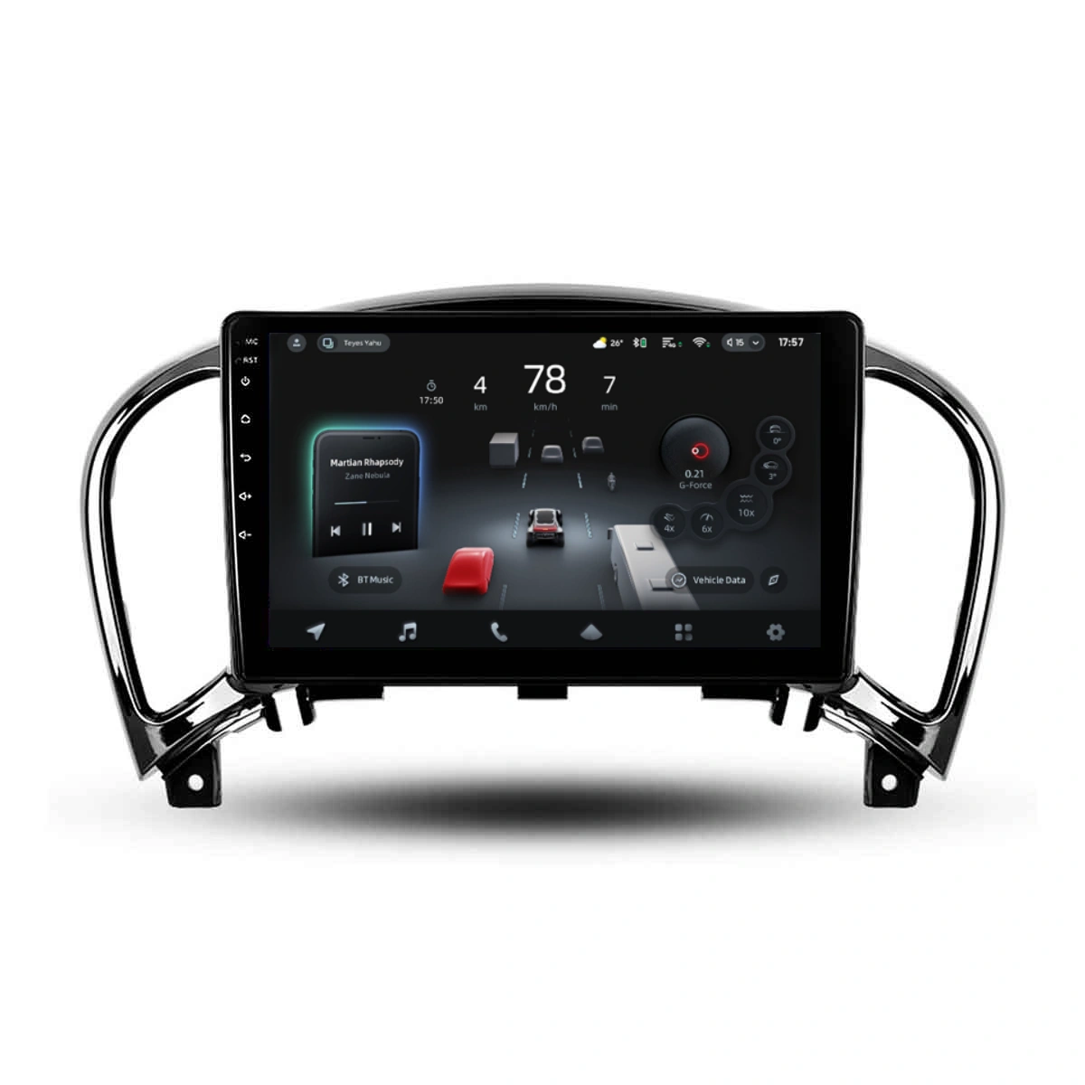 Navigatii Dedicate - Navigatie Auto cu Asistenta AI Teyes CC4 PRO Nissan Juke 2010-2014 8+128GB 9.5" QLED, Android 13, 5G, 7.1 DSP, CarPlay