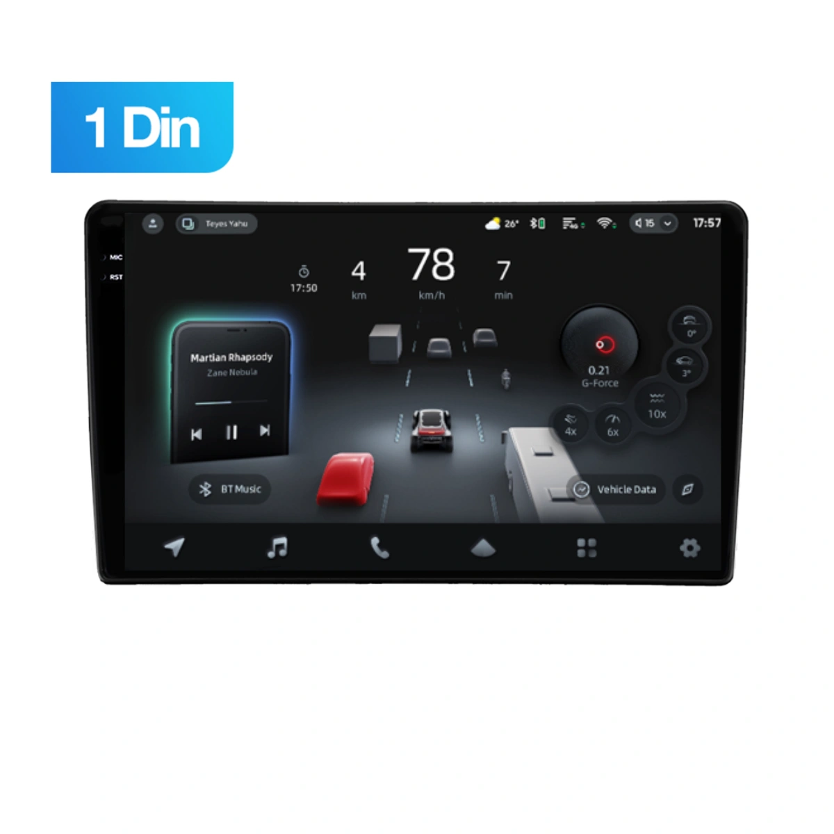 Navigatii Dedicate - Navigatie Auto cu Asistenta AI Teyes CC4 PRO Nissan Navara 3 D40 2004-2010 8+128GB 9.5" QLED, Android 13, 5G, 7.1 DSP, CarPlay