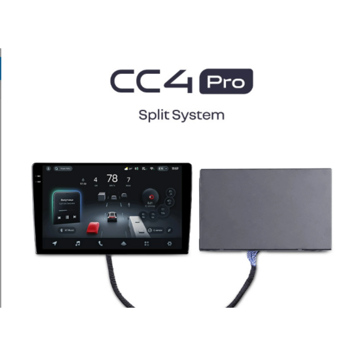 Navigatii Dedicate - Navigatie Auto cu Asistenta AI Teyes CC4 PRO SPLIT 8+128GB 10.36" QLED, Android 13, 5G, 7.1 DSP, CarPlay