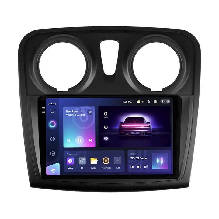 Sandero (2012 - 2020) - Navigatie Auto Teyes CC3 2K 360 Dacia Sandero 2 2012-2016 6+128GB 9.5" QLED Octa-core 2Ghz Android 4G Bluetooth 5.1 DSP