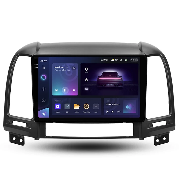 Santa Fe (2005-2012) - Navigatie Auto Teyes CC3 2K 360 Hyundai Santa Fe 2 2007-2012 6+128GB 9.5" QLED Octa-core 2Ghz Android 4G Bluetooth 5.1 DSP