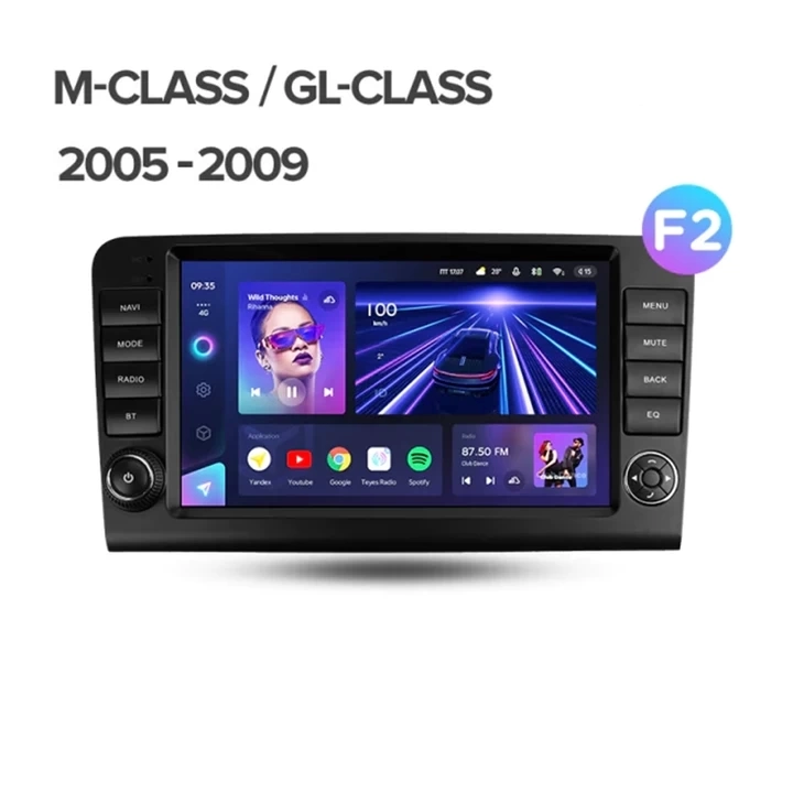Navigatie Auto Teyes CC3 2K 360 Mercedes-Benz GL X164 2006-2009 6+128GB 9.5" QLED Octa-core 2Ghz Android 4G Bluetooth 5.1 DSP [6]