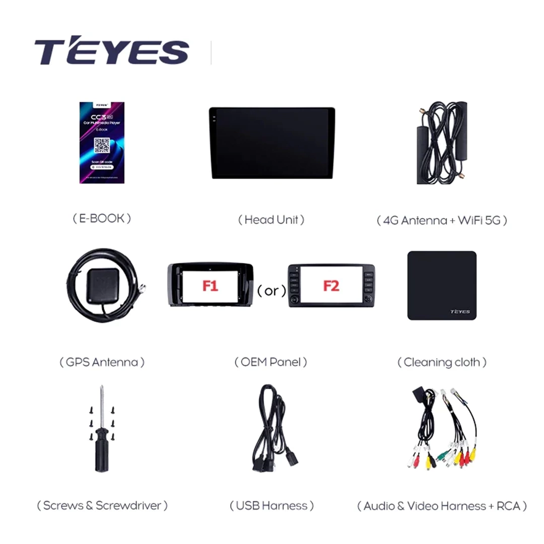 Navigatie Auto Teyes CC3 2K 360° Mercedes-Benz R Class W251 2005-2017 6+128GB 9.5" QLED Octa-core 2Ghz, Android 4G Bluetooth 5.1 DSP [4]