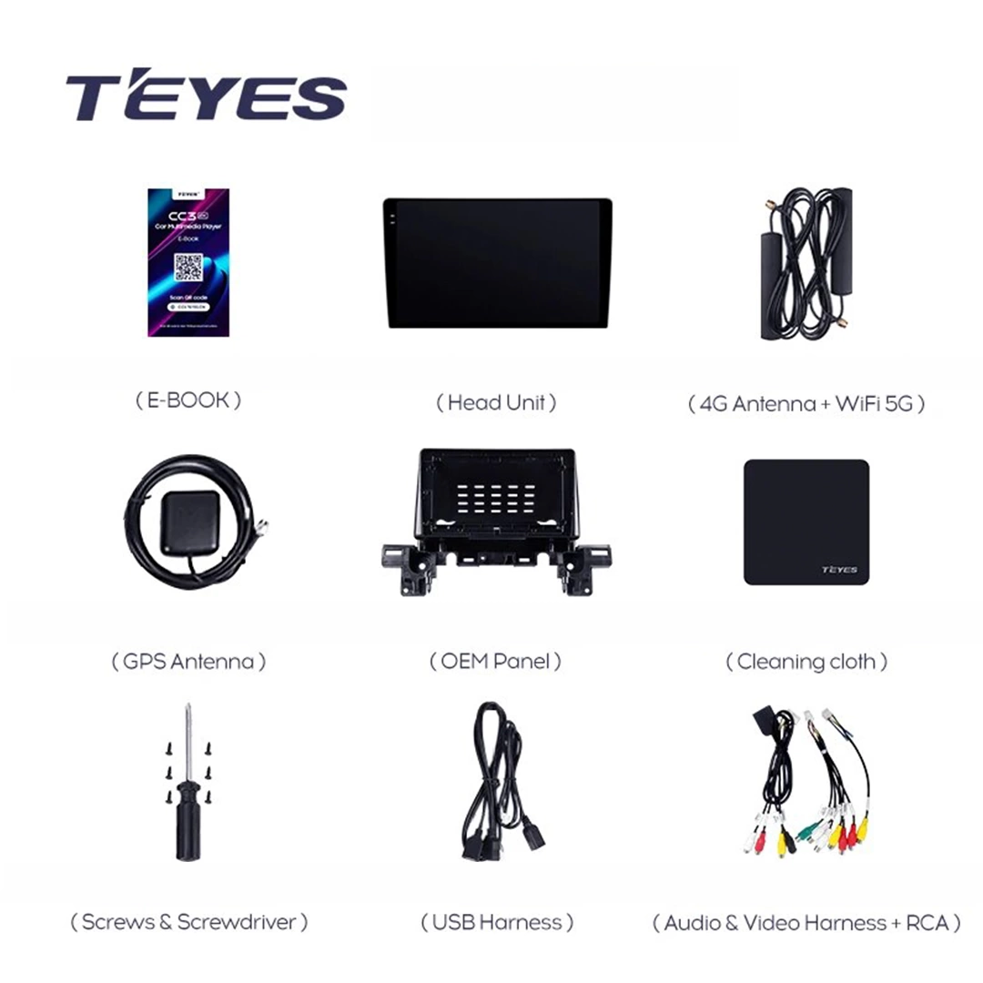 Navigatie Auto Teyes CC3 2K Mazda CX-5 2017-2023 4+64GB 9.5" QLED Octa-core 2Ghz, Android 4G Bluetooth 5.1 DSP [7]