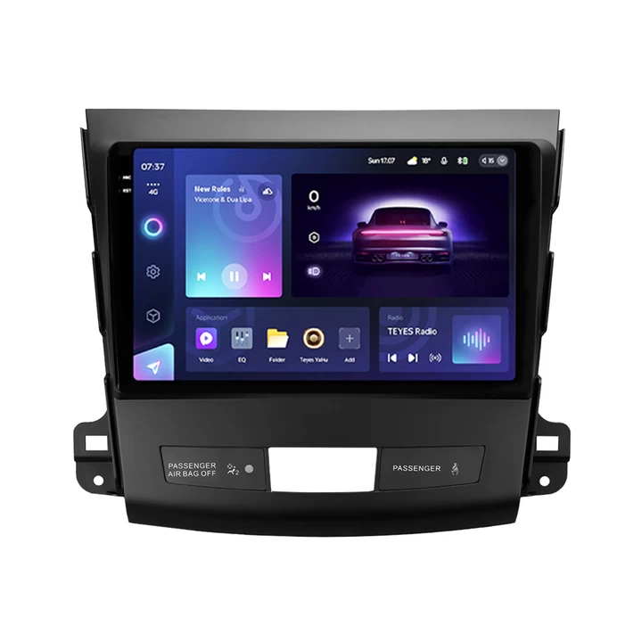 Outlander (2005 - 2011) - Navigatie Auto Teyes CC3 2K Mitsubishi Outlander 2 2007-2013 6+128GB 9.5" QLED Octa-core 2Ghz Android 4G Bluetooth 5.1 DSP