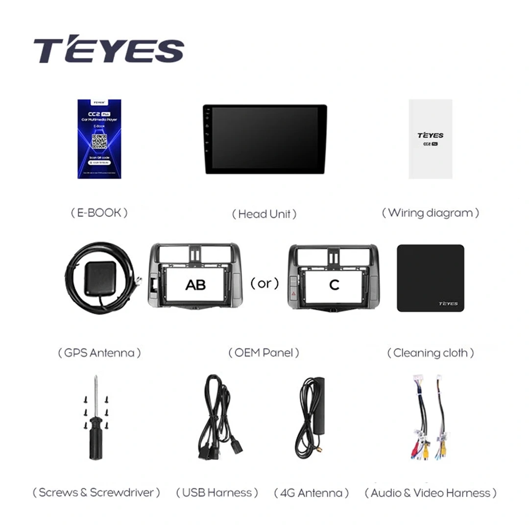 Navigatie Auto Teyes CC4 Toyota Land Cruiser Prado J150 2009-2013 6+64GB 9.5" QLED Octa-core 2.7Ghz, Android 4G Bluetooth 5.1 DSP [6]
