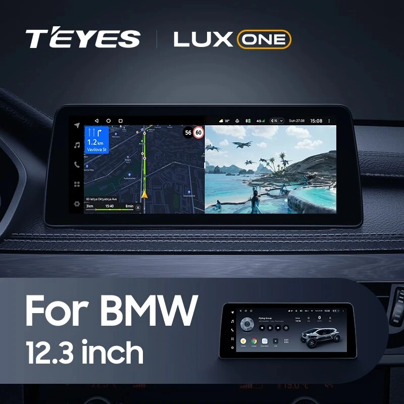Navigatie Auto Teyes Lux One BMW Seria 2 F46 2014-2021 NBT 6+128GB 12.3" IPS Octa-core 2Ghz, Android 4G Bluetooth 5.1 DSP [1]