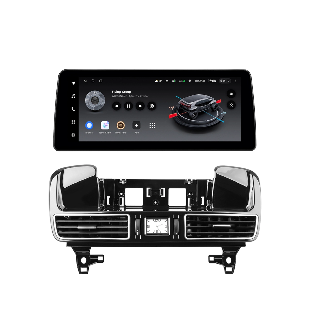 Navigatii Android - Navigatie Auto Teyes Lux One Mercedes-Benz GLE W166 2011-2019 NTG 5.0 6+128GB 12.3" IPS Octa-core 2Ghz, Android 4G Bluetooth 5.1 DSP