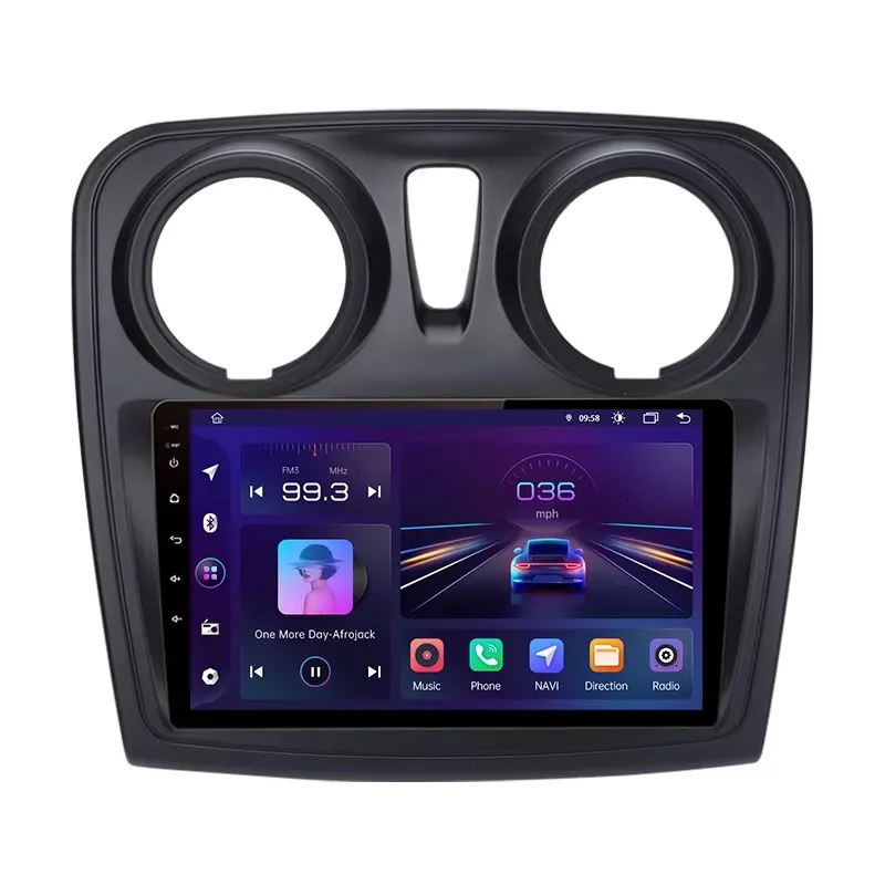 Navigatie Dedicata Android Dacia Logan/Sandero (2012-2020), 9Inch, 4Gb Ram, 64Gb Stocare, CarPlay [4]