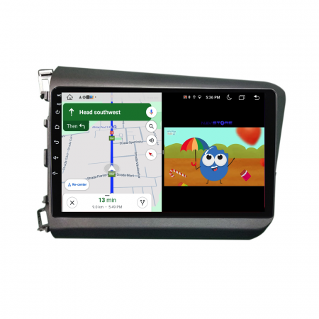 Navigatie Dedicata Honda Civic IX Sedan (2011-2015), 9Inch, 8Gb Ram, 256Gb Stocare, Carplay [4]