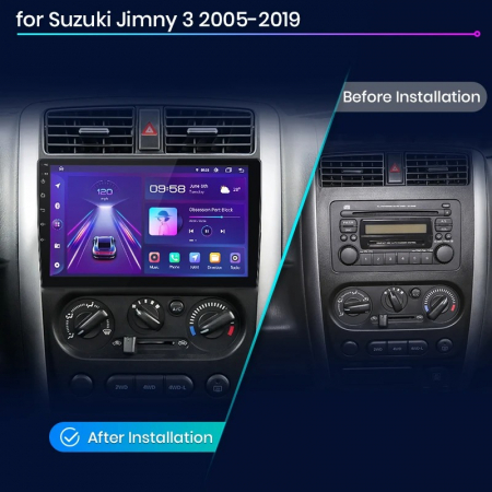 Navigatie Dedicata Suzuki Jimny 3 (2005-2019), 9Inch, 1Gb Ram, 32Gb Stocare, Carplay [6]