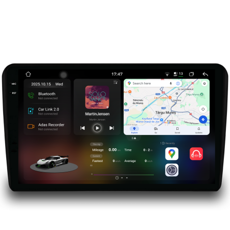 A3 8P1 (2003 - 2013) - Navigatie Dedicata Audi A3 8P (2003-2013), 2K, 12Gb Ram, 256Gb Stocare, Carplay