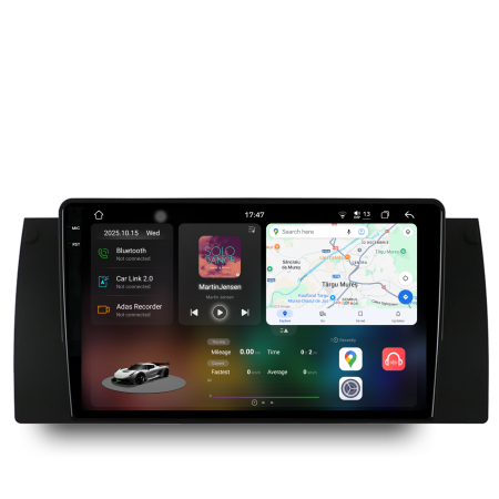 Navigatii Dedicate - Navigatie Dedicata BMW Seria 5 E39 (1995 - 2003), 2K, 12Gb Ram, 256Gb Stocare, Android Auto, Carplay