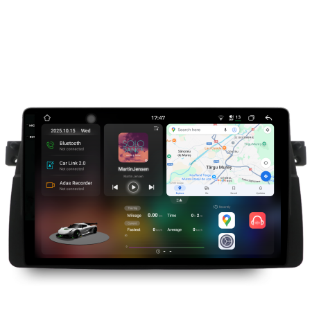 Seria 3 E46 (1997 - 2005) - Navigatie Dedicata BMW Seria3 E46 (1997-2005), 2K, 12Gb Ram, 256Gb Stocare, Carplay