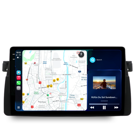 Navigatie Dedicata BMW Seria3 E46 (1997-2005), 9Inch, 6Gb Ram, 128Gb Stocare, Carplay [1]