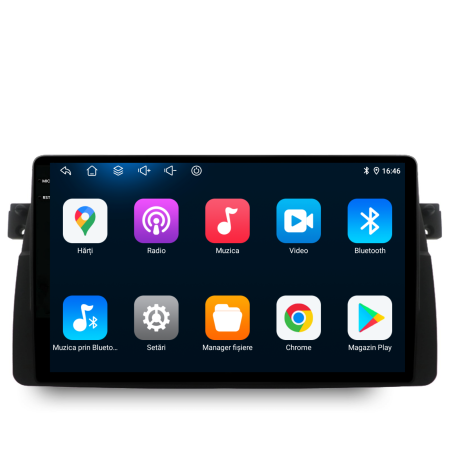 Navigatie Dedicata BMW Seria3 E46 (1997-2005), 9Inch, 6Gb Ram, 128Gb Stocare, Carplay [4]