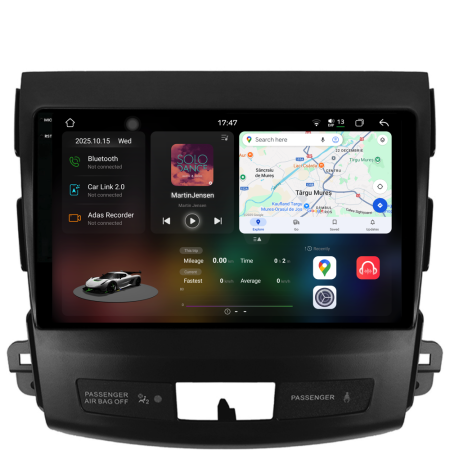 C-Crosser (2007 - 2012) - Navigatie Dedicata Citroen C-Crosser (2007-2012), 2K, 12Gb Ram, 256Gb Stocare, Carplay