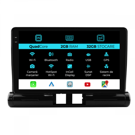 C3 Aircross (2017- 2023) - Navigatie Dedicata Citroen C3 Aircross I (2017-2023), 9Inch, 2Gb Ram, 32Gb Stocare, Carplay