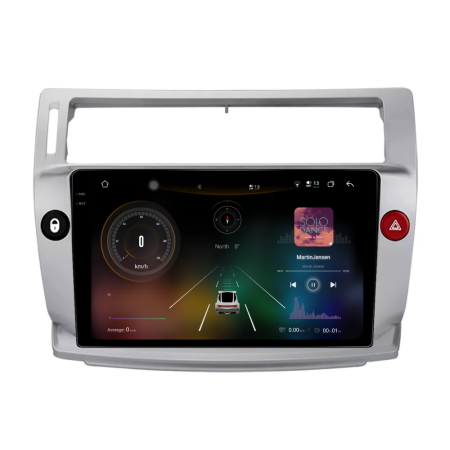 Navigatie Dedicata Citroen C4 (2004-2009), 2K, 12Gb Ram, 256Gb Stocare, Carplay [1]