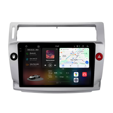 C4 (2004 - 2012) - Navigatie Dedicata Citroen C4 (2004-2009), 2K, 12Gb Ram, 256Gb Stocare, Carplay