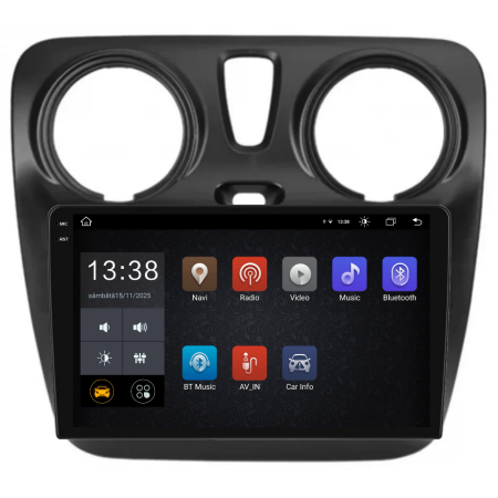 Navigatie Dedicata Dacia Dokker / Lodgy (2012-2020), 9Inch, 8Gb Ram, 256Gb Stocare, Carplay [3]