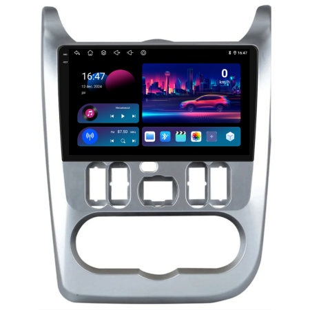Navigatie Dedicata Dacia Logan (2008 - 2013), 9 Inch, 2Gb Ram, 32Gb Stocare, Android Auto, Carplay [3]