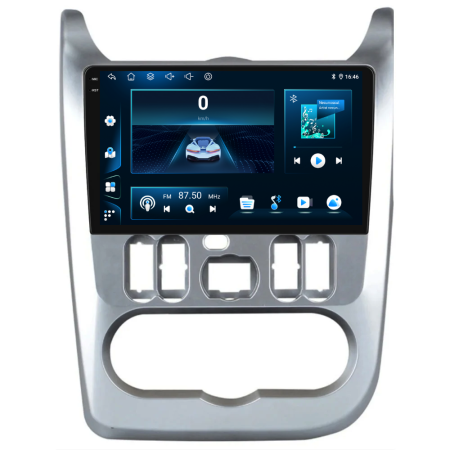 Navigatie Dedicata Dacia Logan (2008 - 2013), 9 Inch, 6Gb Ram, 128Gb Stocare, Android Auto, Carplay [6]