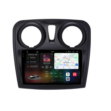 Logan (2012-2020) - Navigatie Dedicata Dacia Logan (2012 - 2020), 2K, 12Gb Ram, 256Gb Stocare, Android Auto, Carplay