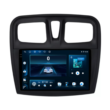 Navigatie Dedicata Dacia Logan/Sandero (2012-2020), 9Inch, 4Gb Ram, 64Gb Stocare, Carplay [6]