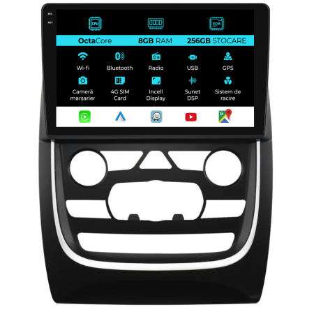 Durango (2014 - 2020) - Navigatie Dedicata Dodge Durango (2014-2020), 9Inch, 8Gb Ram, 256Gb Stocare, Carplay