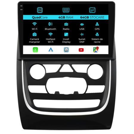 Durango (2014 - 2020) - Navigatie Dedicata Dodge Durango (2014-2020),QuadCore, 9Inch, 4Gb Ram, 64Gb Stocare, Carplay