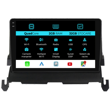 Journey (2009-2012) - Navigatie Dedicata Dodge Journey (2009-2012), 9Inch, 2Gb Ram, 32Gb Stocare, Carplay