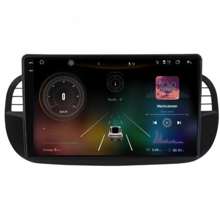 Navigatie Dedicata Fiat 500 (2007-2015), 2K, 12Gb Ram, 256Gb Stocare, Carplay [1]
