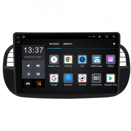 Navigatie Dedicata Fiat 500 (2007-2015), 2K, 8Gb Ram, 256Gb Stocare, Carplay [5]
