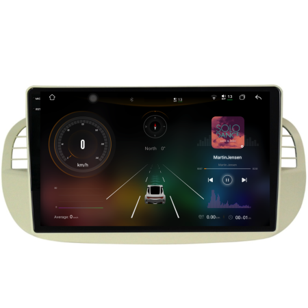 Navigatie Dedicata Fiat 500 (2007-2015), 2K, 12Gb Ram, 256Gb Stocare, Carplay [1]