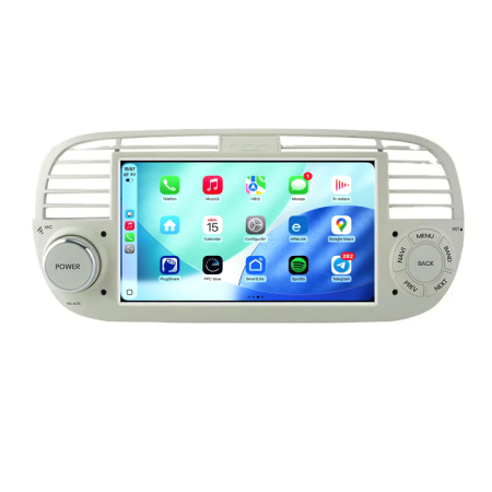 Navigatie Dedicata Fiat 500 (2007-2015), 7Inch, 2Gb Ram, 32Gb stocare, Apple Carplay/Android Auto [3]
