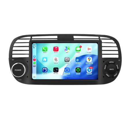 Navigatie Dedicata Fiat 500 (2007-2015), 7Inch, 2Gb Ram, 32Gb stocare, Apple Carplay/Android Auto [3]