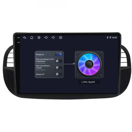 Navigatie Dedicata Fiat 500 (2007-2015), 9Inch,QuadCore, 4Gb Ram, 64Gb Stocare, Carplay [8]