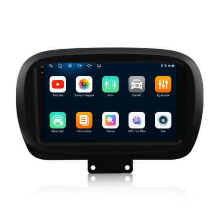 Navigatie Dedicata Fiat 500x (2014-2020), 9Inch, 6Gb Ram, 128Gb Stocare, Carplay [5]