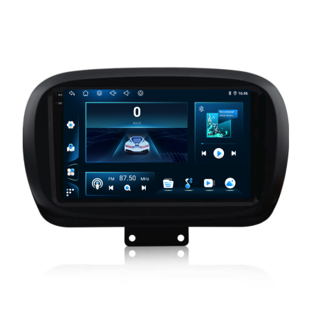 Navigatie Dedicata Fiat 500x (2014-2020), 9Inch, 6Gb Ram, 128Gb Stocare, Carplay [6]