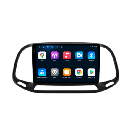 Navigatie Dedicata Fiat Doblo (2015-2019),QuadCore, 9Inch, 4Gb Ram, 64Gb Stocare, Carplay [4]