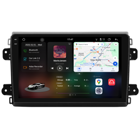 Ducato 2022+ - Navigatie Dedicata Fiat Ducato 2020+, 2K, 12Gb Ram, 256Gb Stocare, Carplay
