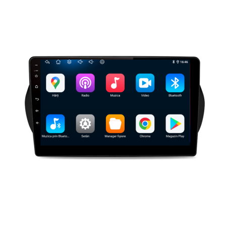 Navigatie Dedicata Fiat Fiorino/Qubo (2008 - 2017), 10Inch, 6Gb Ram, 128Gb Stocare, Carplay [4]