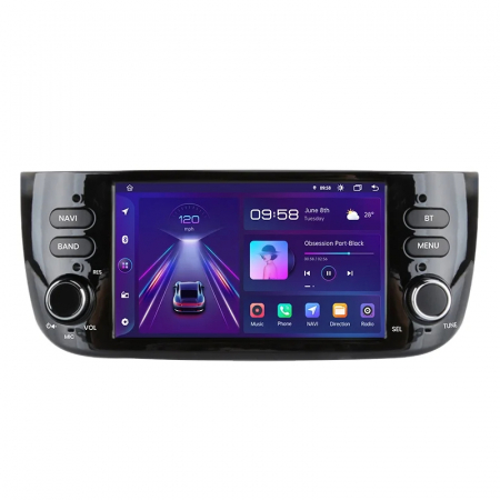 Linea (2012-2015) - Navigatie Dedicata Fiat Linea, Punto (2012-2018), 7Inch, 2Gb Ram, 64Gb stocare, Carplay