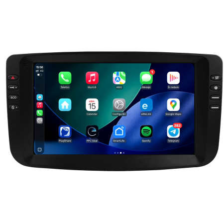 Navigatie Dedicata Fiat Linea, Punto (2012-2018),QuadCore, 9Inch, 4Gb Ram, 64Gb Stocare, Carplay [2]