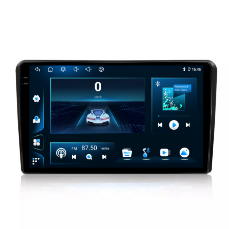 Navigatie Dedicata Fiat Panda (2003 - 2012), 9Inch, 6Gb Ram, 128Gb Stocare, Carplay [6]